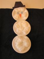 paperplate snowman(create kids crafts)