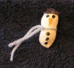 snowman pin (create kids crafts)